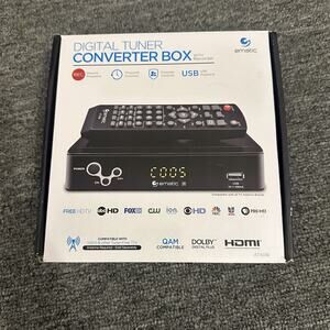 Ematic AT103B: Digital Converter Box w/ Recording, Playback, & Parental Control